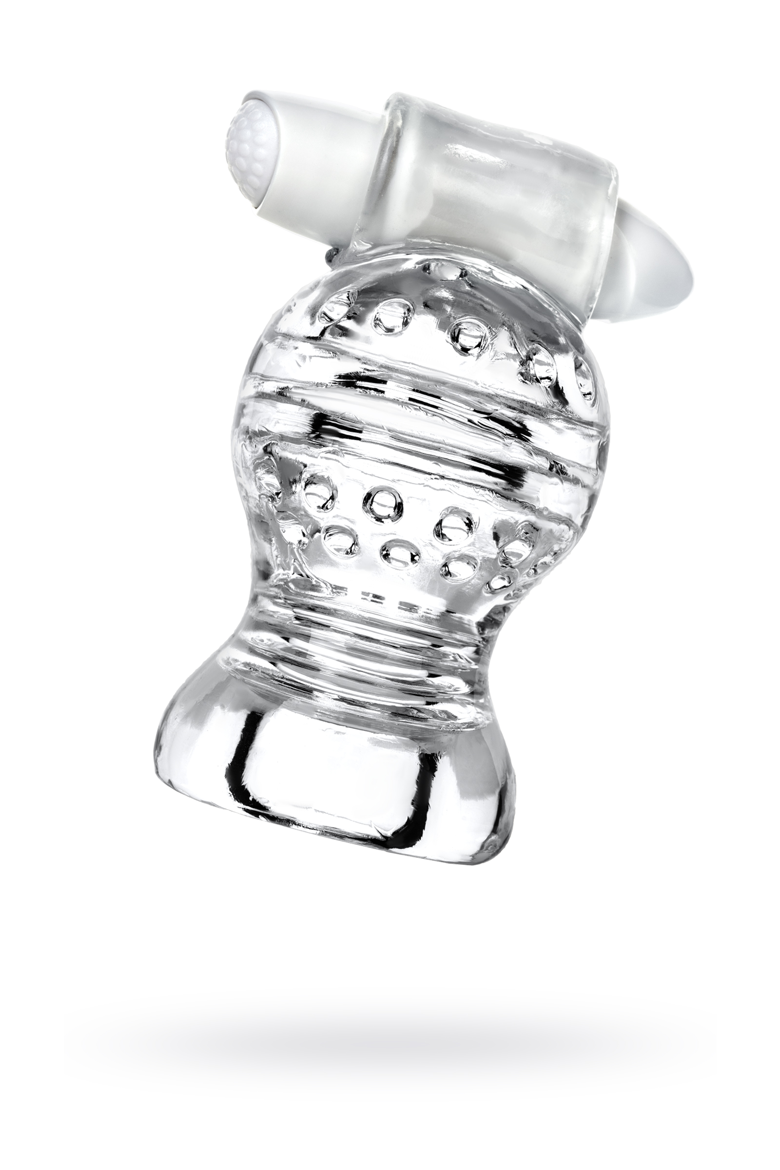 Мастурбатор нереалистичный Lingam by TOYFA Shakti, TPE, прозрачный, 9 см